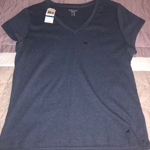 Nautical short sleeve v-neck tee!